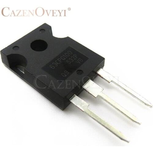10pcs/lot 63CPQ100PBF 63CPQ100 TO-247 100V 63A In Stock