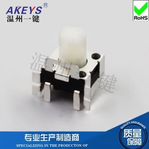 10PCS TS-D031 6*6mm Tactile Switch SMD 2 Pin With Bracket Pressure Switch Tact Switch