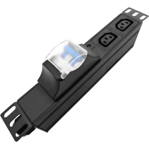 2 way IEC 320 C13 Outlets PDU Network Cabinet Rack SOCKET Power Strip with Air Switch 2M Extension cord AU US UK EU C14 PLUG