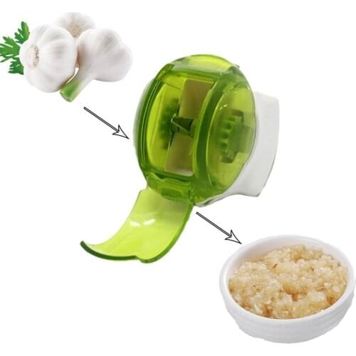 ABS Garlic Chopper Roller Peeler Mincer Slicer Garlics Press Kitchen Tool Grater Grinding Grinding Press Machine Chopper