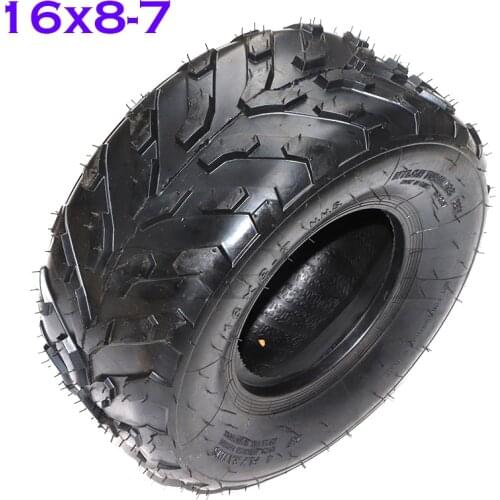 High quality Four wheel motorcycle atv small ox atv 16x8-7 tyre 7 vacuum tire Go Kart Knobby Tubeless Tire