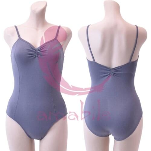 Ballet Dance Gymnastics strap tank Leotard Adult leotard ruffle Jumpsuit AL0008