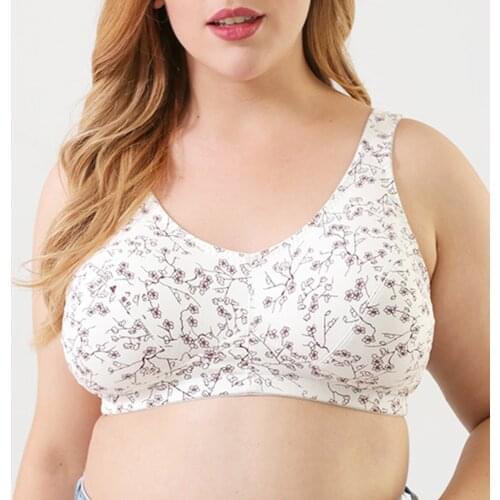 Womens Bras Large Size Non Wired Unpadded Brassiere Full Cup Sexy Lingerie Sleeping Bralette Underwear