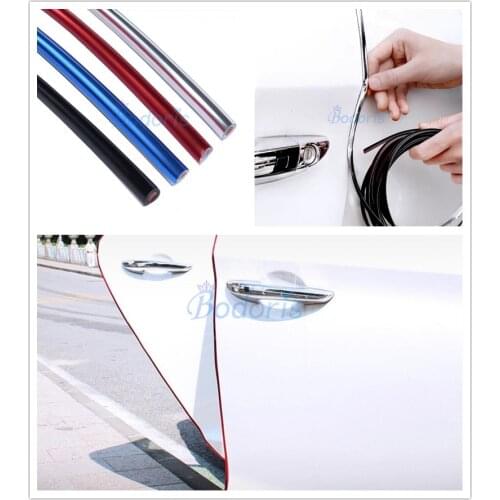 For Mercedes Benz E B C GLC Class X253 C253 W205 W213 W212 Chrome Color Door Edge Guards Trim Protector Crash Barriers Stripes