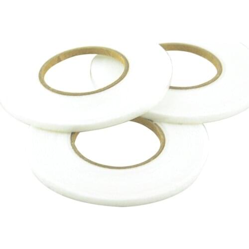 Double Faced Adhesive Fabrics Synthetic Batting White 0.5CM Widthx165Yards Iron DIY Accessories Handwork For Crafts Quilt Tissu