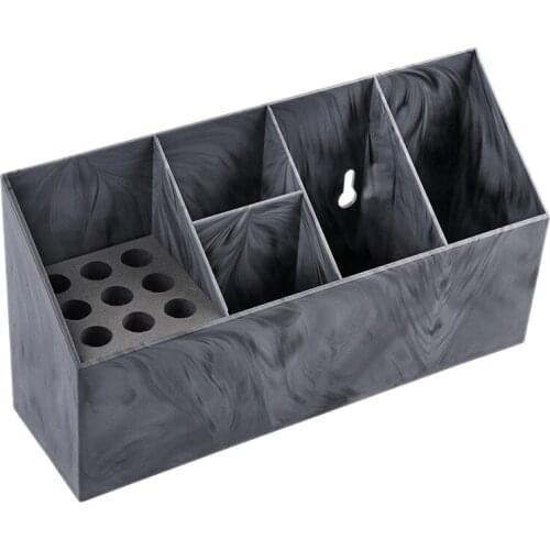 5-Slot Barber Shop Stylist Hairdressing Tool Storage Box Acrylic Solid Color Scissors Can Be Wall-Mounted Box