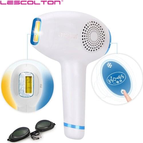 Lescolton 3 in 1 IPL Epilator ICE Cold Hair Removal Laser for Home Bikini Trimmer Electric Photorejuvenation Depilador