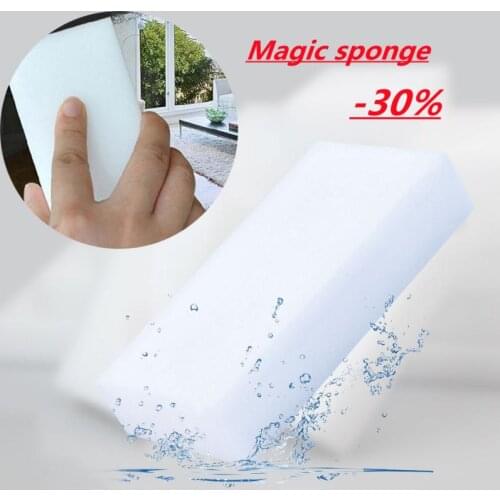 20PCS 100*60*20mm Quality Melamine Sponge Magic Sponge Eraser Kitchen Office Bathroom Cleaning Accessory