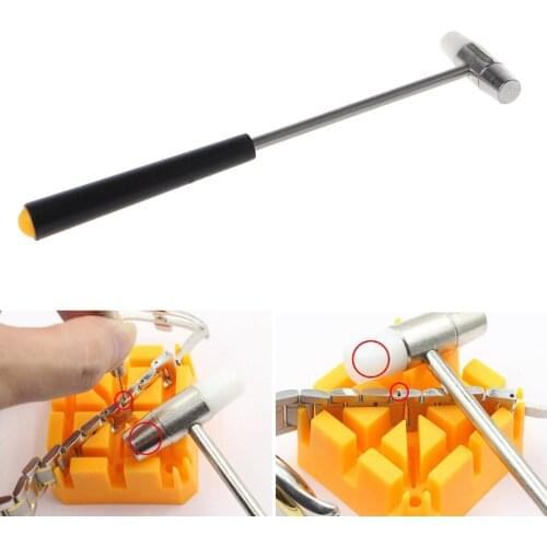 Metal Watch Band Adjuster Remover Link Precision Hammer Jewelry Repair Tool