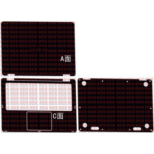 KH Laptop Carbon fiber Leather Sticker Skin Cover Protector for ASUS UX360CA 13.3"