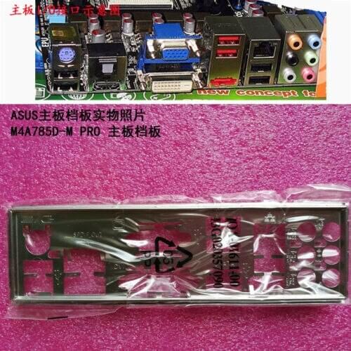 Original IO I/O Shield BackPlate Blende Bracket For Asus M4A785D-M PRO