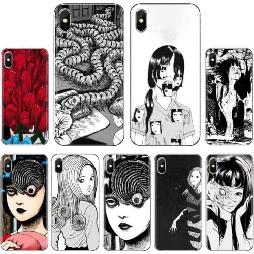 Artwork Silicone Phone Case Junji Ito Tees Horror For Huawei P8 P9 P10 P20 P30 P Smart 2019 Honor Mate 9 10 20 8X 7A 7C Pro Lite