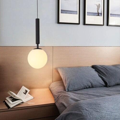 Nordic Brass Aluminum Modern Pendant Light Loft Hanging Lamps Bedside Hanging Lamp Kitchen Suspension Pendant Lamps