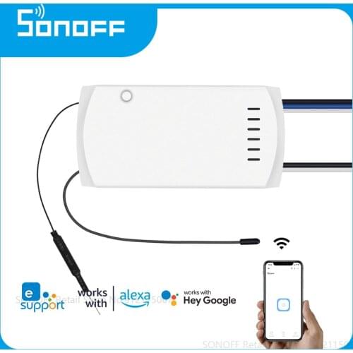 SONOFF iFan04-L iFan03 Wifi Ceiling Fan Controller Smart Switch Smart Fan Light Controller RF / APP Remote Control For Alexa