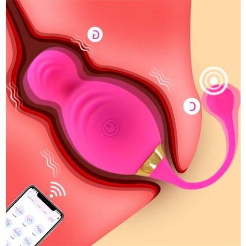 Vibrating Egg G Spot Vibrator Clitoral Stimulator Panty Vaginal Vibator App Bluetooth Remote Control Vibarator SexToys for Adult