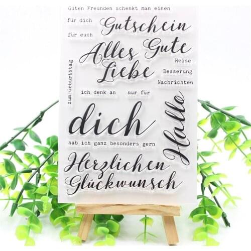 YPP CRAFT New Transparent Clear Silicone Stamp/Seal for DIY scrapbooking/photo album Decorative clear stamp 380