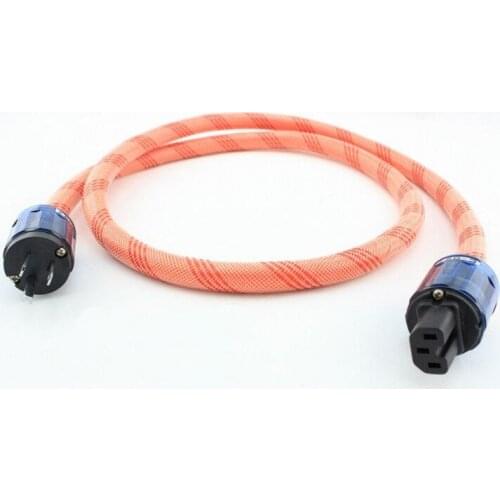 1.5M/pieces LINN K-800 Copper AC Mains Power Cable with Rhodium plated P-037/C-037 connector plug