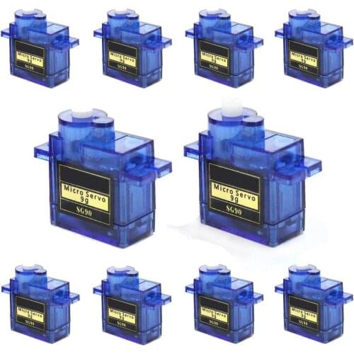 10pcs 9G SG90 Micro Servo High Speed for RC Robot Helicopter Airplane Car Boat
