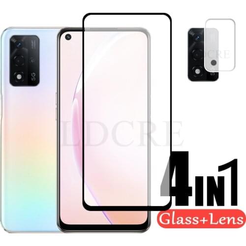 2Pcs For OPPO A93S 5G Glass Full Cover Glass HD Protective Glass for OPPO A93S 5G Camera Glass For OPPO A93S 5G Film Lens