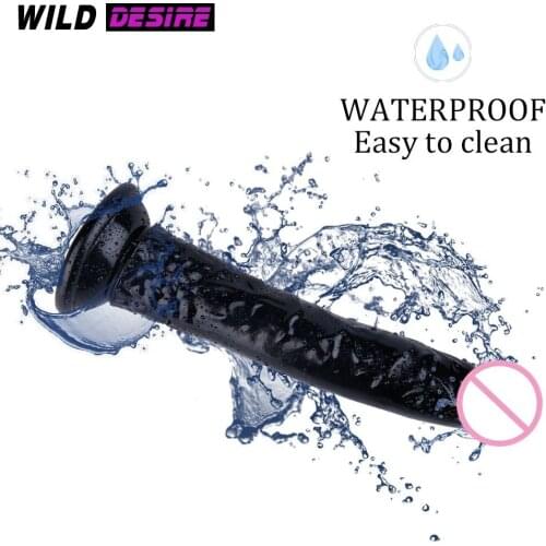 2020 21CM Sex Toys Phallus For Women Dildos Flexible Cock Vaginal G-spot Massage Phallus For Adults Beginner Strapon Fake Dick