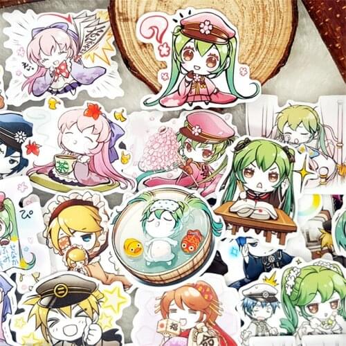40 Pcs/lot Diverse anime girls everyday Sticker Decoration DIY Scrapbooking Sticker Stationery Kawaii Diary Label Sticker