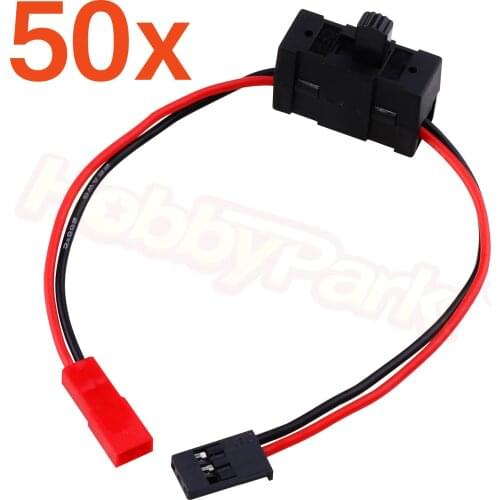 50Pcs Battery Receiver Switch 02050 HSP 1/10 Spare Parts For RC Model Car Receiver
