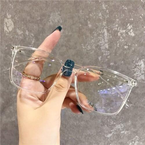 Anti Blue Light Glasses Square Frame 2020 Womens Eyeglasses Frame Blue Blocking Gaming Eyeglasses Vintage Men Spectacles