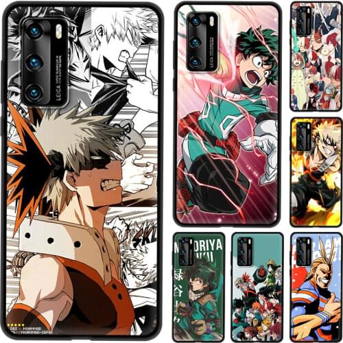 Boku no Hero Academia Phone Case For Huawei P40 P30 P20 Pro P10 Lite Soft Cover for huawei P Smart Z Y9a Y7a Y7 P30Lite Shell