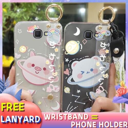 TPU astronaut Phone Case For Samsung Galaxy J5 Prime/ON5(2016)/G5510 Black Case Durable Original