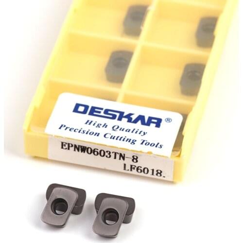 DESKAR EPNW0603TN-8 LF6018 Carbide Insert Lathe CNC Machining Milling Turning Insert High Quality Product