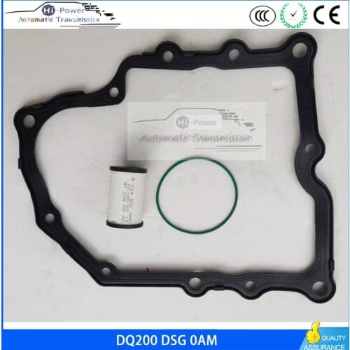 DQ200 DSG 7 Speed 0AM OAM New oil filter 0AM325433E 325433E Rebuild Kit auto transmission filter for VW Audi