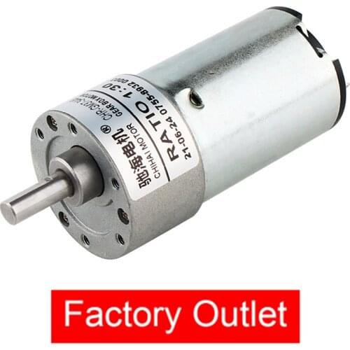 Chihai Motor CHR-GM37-3448 37mm Carbon Brush Low Speed High Torque GGM DC Geared Motor With Metal Gearbox For Vending Maching