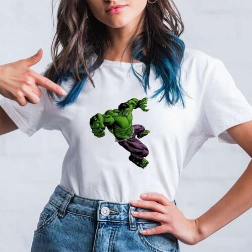 Hulk Tshirt Top For Teenagers Women Enfant Summer Fashion Print Graphic Tees Top Dropship Females Clothes