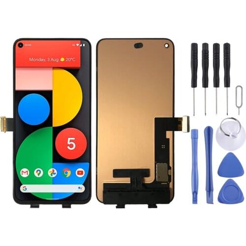 IPartsBuy for Google Pixel 5 GD1YQ GTT9Q Original OLED Material LCD Screen and Digitizer Full Assembly