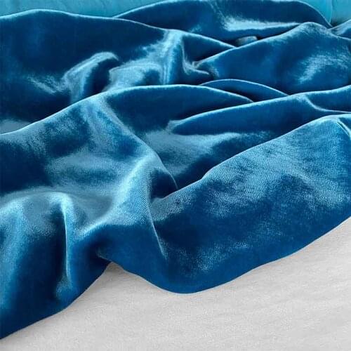 Creamy gloss and high-definition Velvet fabric,Spring and autumn clothing fabrics,Clothing accessories