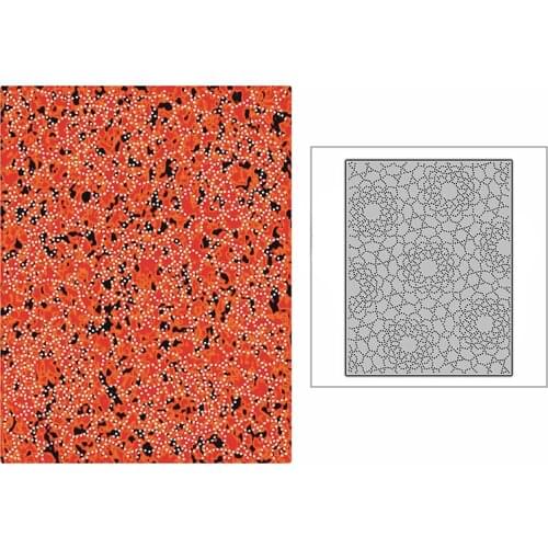 New Ornate Kaleidoscope Background Panel 2021 Metal Cutting Dies for DIY Scrapbooking and Card Making Embossing Craft No Stamps