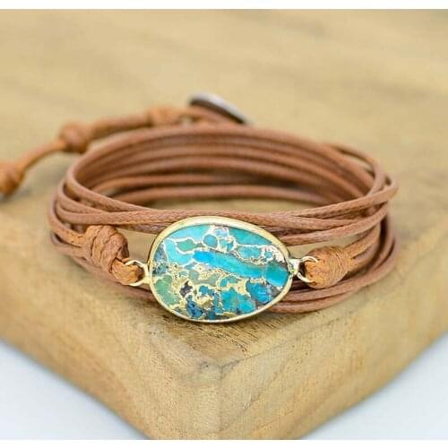 New Arrival 4Unik New Bracelet For Women Men Friendship Bracelet Non-leather Wrap Bracelet Adjustable Bohemia Bracelet