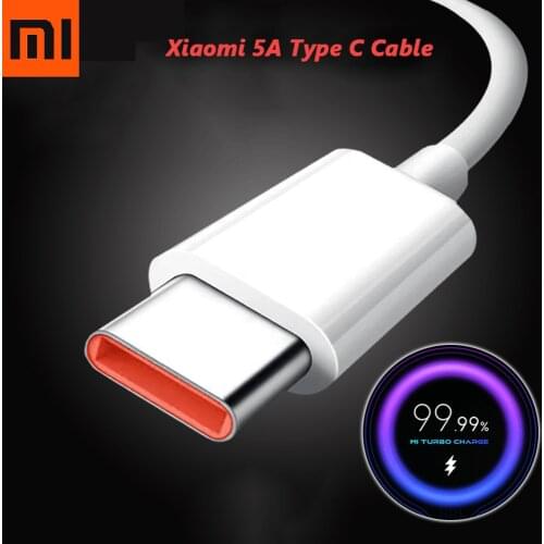 Original Type C Xiaomi Cable Charger Turbo Fast Charge For Poco M3 X3 NFC F2 Mi 11 9 Black Shark 3 Redmi Note 10 K40 K30 TipoC