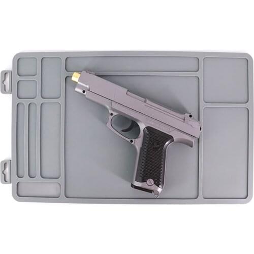 Essential Non-slip Gun Pistol Maintenance Mat Anti Oil Waterproof Chemical Resistant Rubber Cleaning Mat Repair Mat Tactical