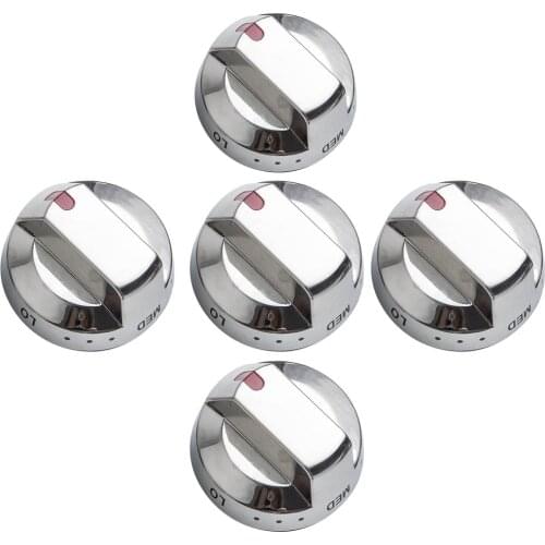 5pcs Control Knobs DG64-00473A For SAMSUNG For Range Gas Stove Cooker Knobs Adaptors Stove Oven Switch