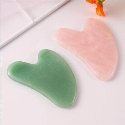 Handheld Guasha Natural Jade Roller Facial body massage Tools Relaxation Slimming Beauty Neck Thin
