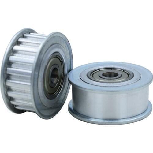 XL 24T Timing Belt Idler Pulley With/Without Teeth 5/6/7/8/10/12/15mm Bore Idle Pulley 11mm Belt Width Bearing Synchronous Wheel