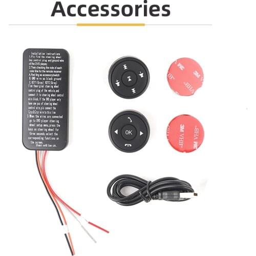 Universal Car Steering Wheel Remote Control 10 Key Music Wireless DVD GPS Navigation Radio Remote Control Buttons