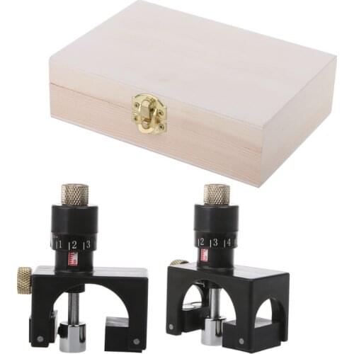 2Pcs Adjustable Magnetic Planer Knife Setting Jig Blade Jointer Gauge Setter For Woodworking Tool N1HF