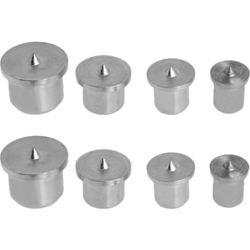 8pcs 7mm 8mm 10mm 13mm Dowel Drill Centre Points Pin Wood Dowel Tenon Center Set