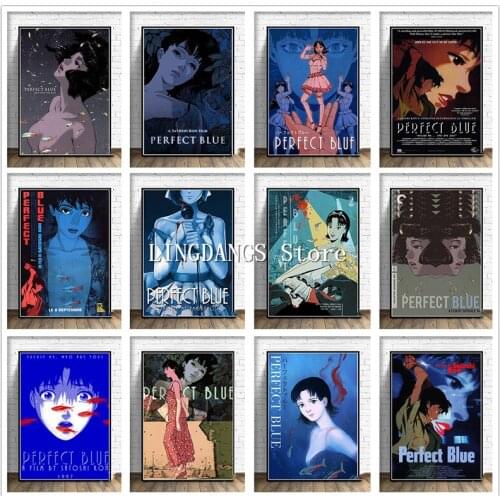 5D DIY Diamond Painting Perfect Blue Poster Japanese Anime Classic Comic Movie Diamond Embroidery Mosaic Cross Stitch Home Decor