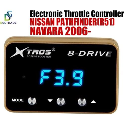 Dectrade Car Electronic Throttle Controller Racing Accelerator Potent Booster For Nissan Navara Pathfinder 2006- Tuning Parts