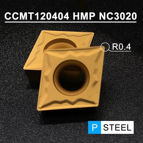 CCMT120404 HMP NC3020 Original Carbide Inserts Internal Turning Tool Processed Steel Lathe Cutter Tools Finishing Cutting Tool