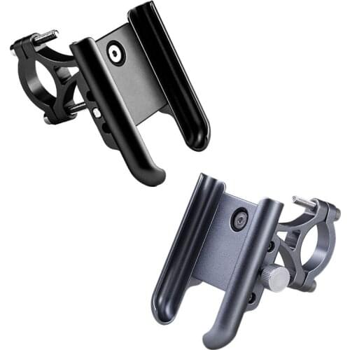 Motorcycle Phone Holder Bike Aluminium Handlebar Phone Mount 360 Rotatable Compatible for Samsung iPhone 3.5-7.2Inch Cellphones