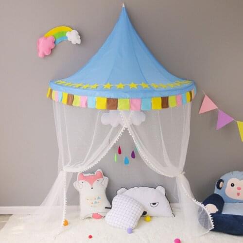 Kids Teepee Tipi Tents Children Play House Bed Canopy Foldable Crib Baby Room Photography Props Toy Nordic Tent Room Decor
